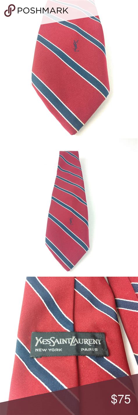 yves saint laurent ties vintage